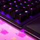You know you’re feeling the lighting in the wrist rest.